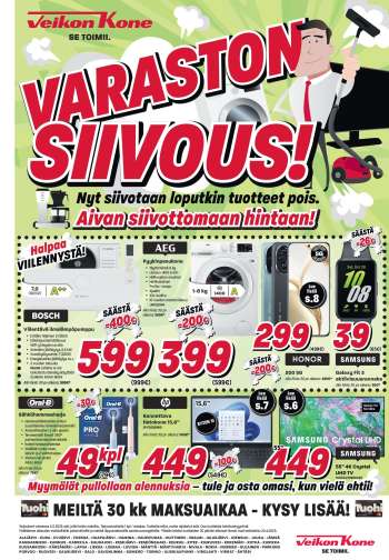 Veikon Kone tarjoukset  - 22.04.2025 - 04.05.2025.