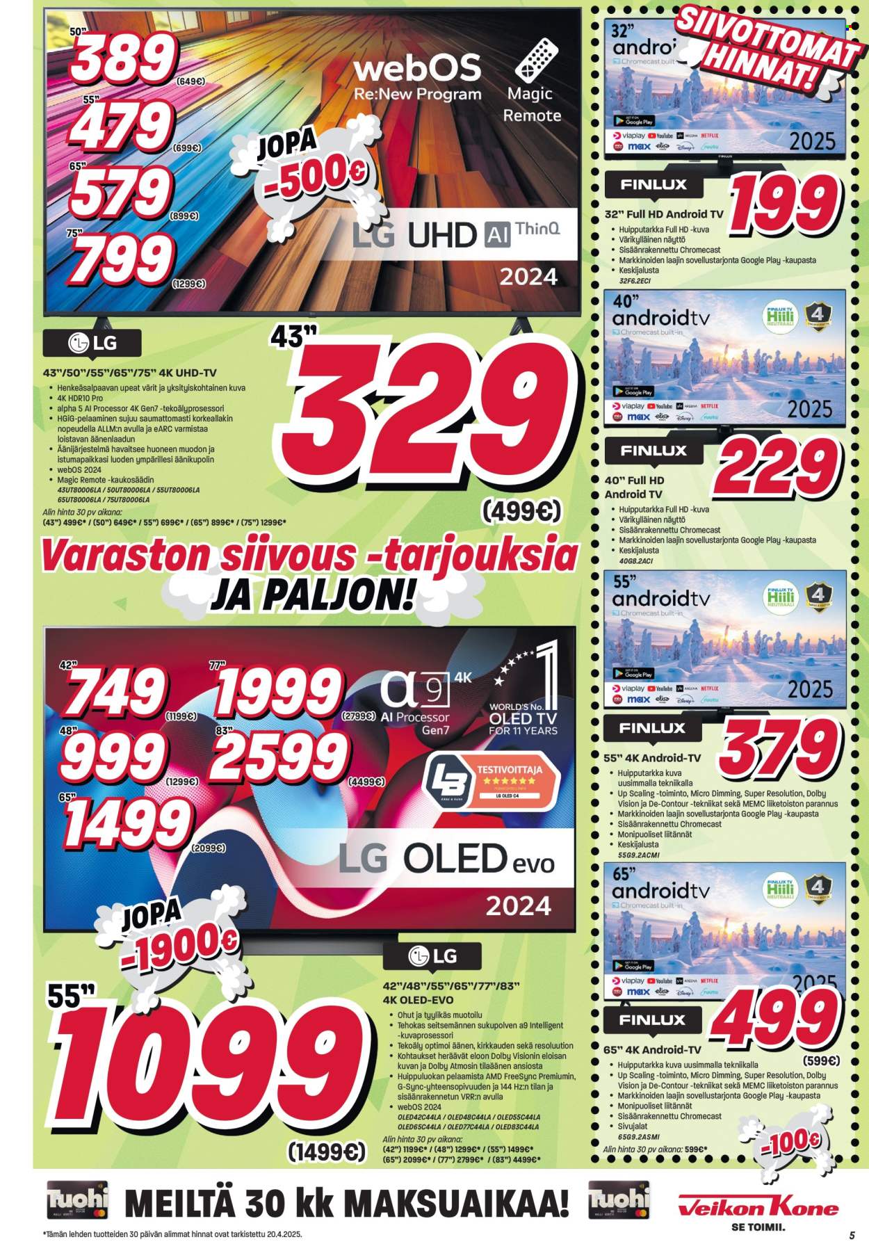 Veikon Kone tarjoukset - 22.04.2025 - 04.05.2025. Sivu 5