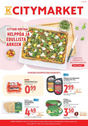 K-citymarket tarjoukset  - 22.04.2025 - 04.05.2025.
