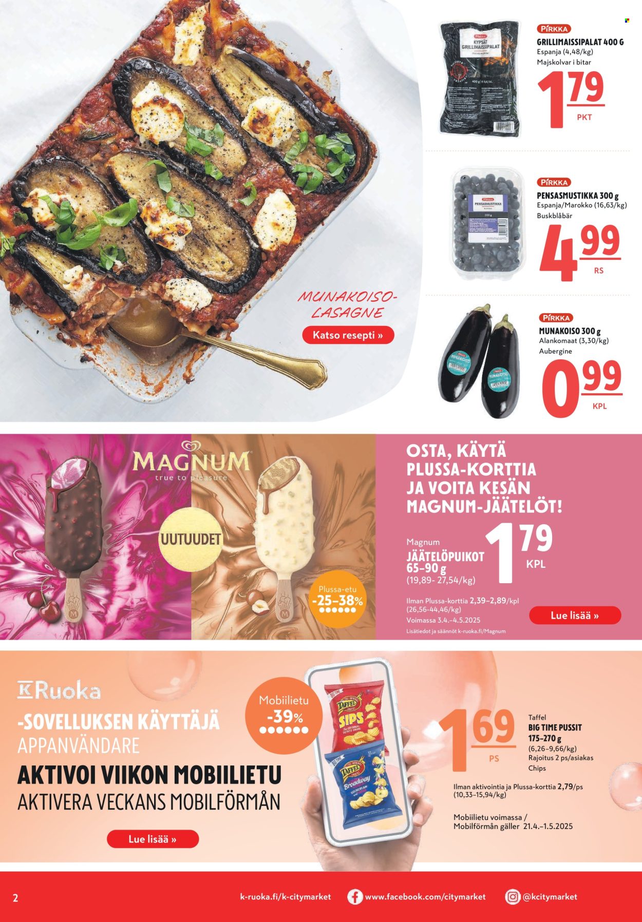 K-citymarket tarjoukset - 22.04.2025 - 04.05.2025. Sivu 2