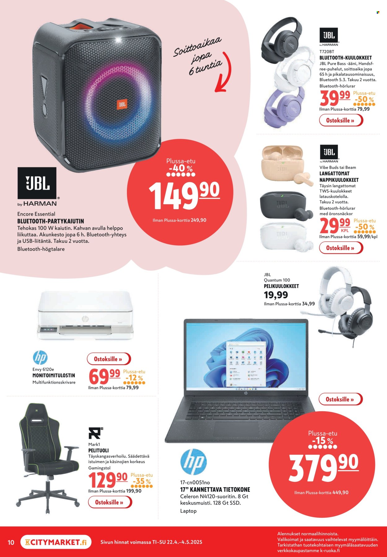 K-citymarket tarjoukset - 22.04.2025 - 04.05.2025. Sivu 10