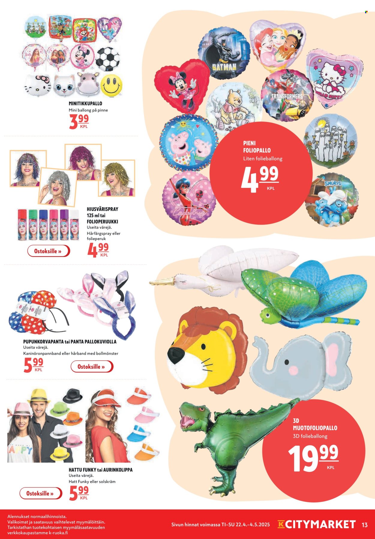 K-citymarket tarjoukset - 22.04.2025 - 04.05.2025. Sivu 13