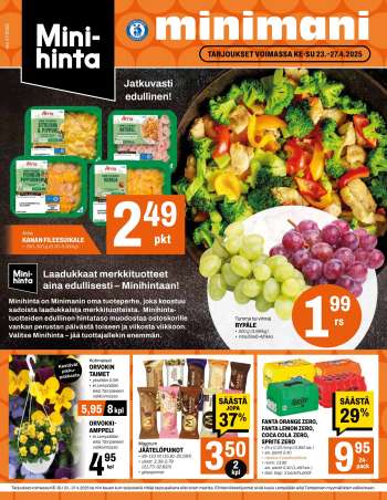 Minimani tarjoukset  - 23.04.2025 - 27.04.2025.