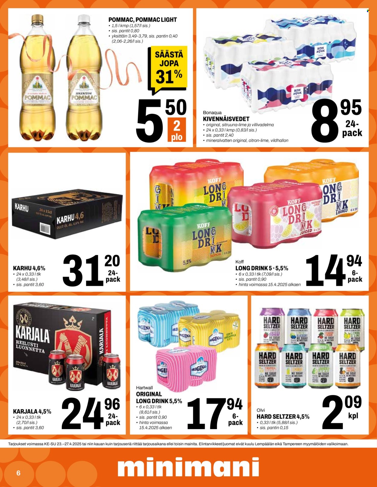 Minimani tarjoukset - 23.04.2025 - 27.04.2025. Sivu 6