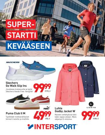 Intersport tarjoukset  - 23.04.2025 - 30.04.2025.