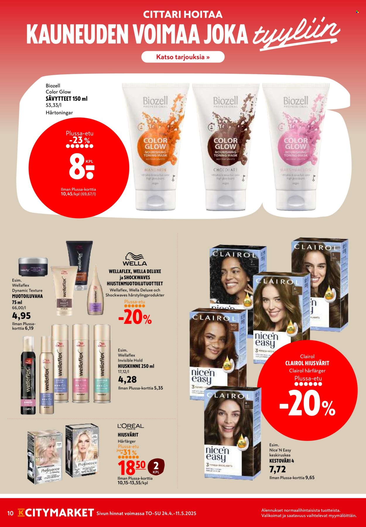 K-citymarket tarjoukset - 24.04.2025 - 11.05.2025. Sivu 10