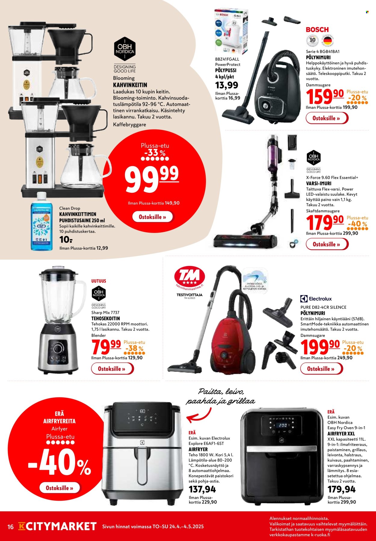 K-citymarket tarjoukset - 24.04.2025 - 11.05.2025. Sivu 16