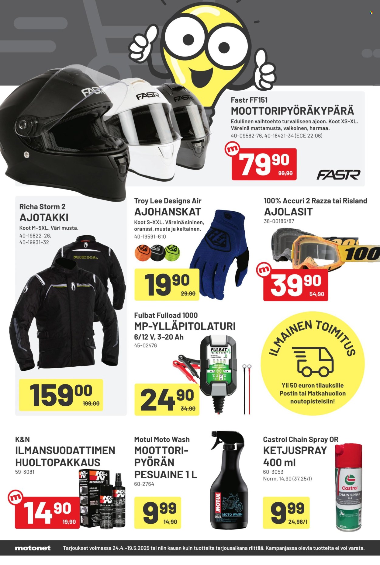 Motonet tarjoukset - 24.04.2025 - 19.05.2025. Sivu 14
