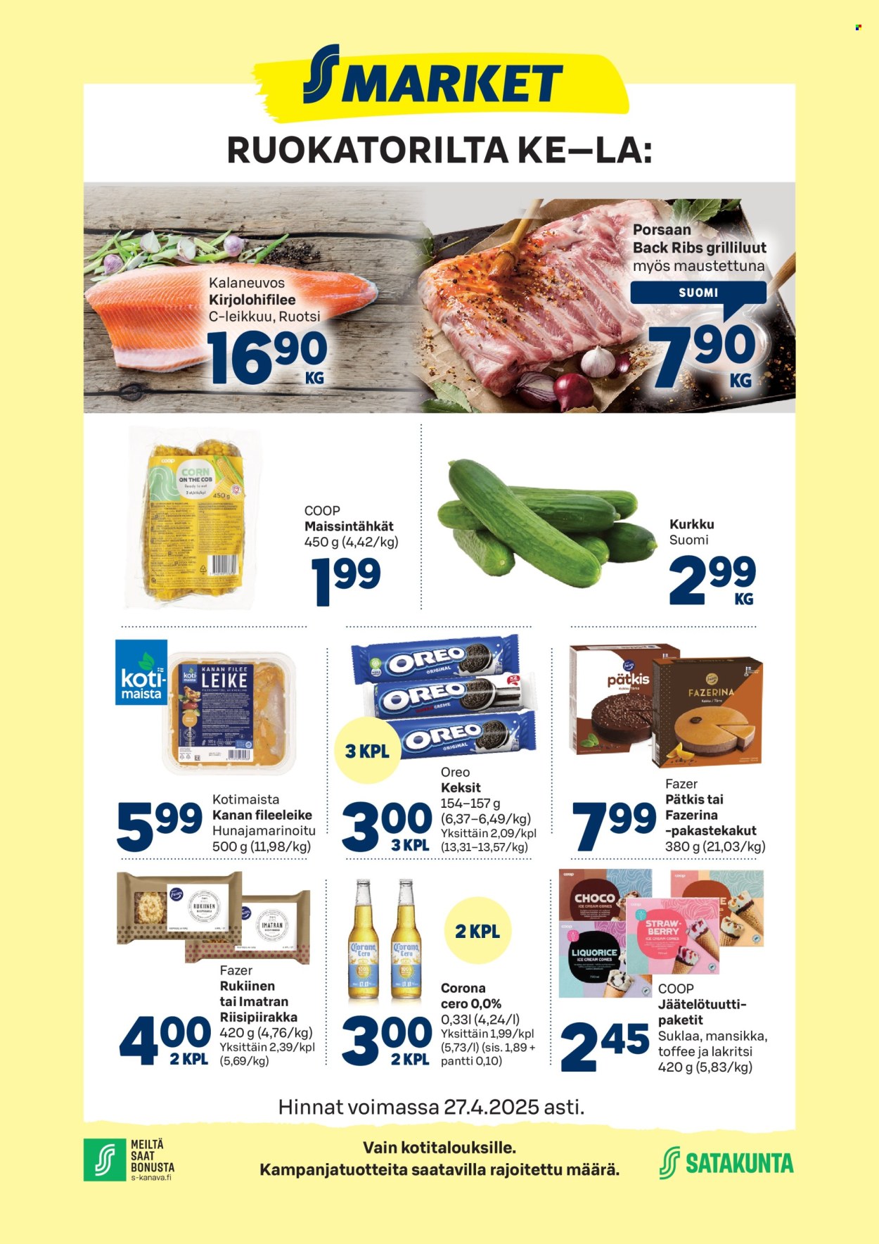 S-market tarjoukset - 24.04.2025 - 27.04.2025. Sivu 1