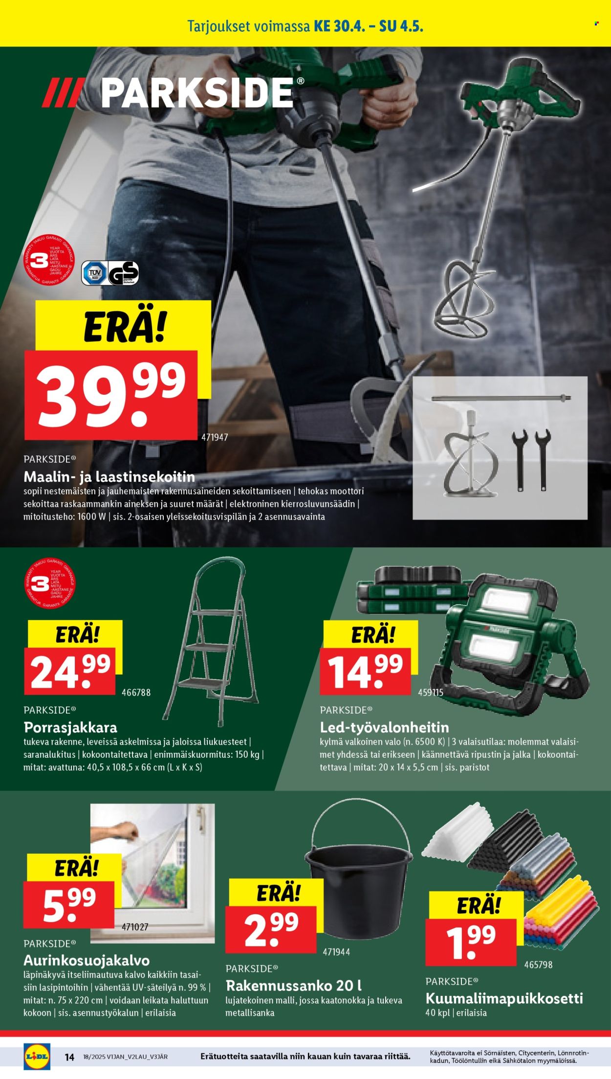 Lidl tarjoukset - 30.04.2025 - 07.05.2025. Sivu 16