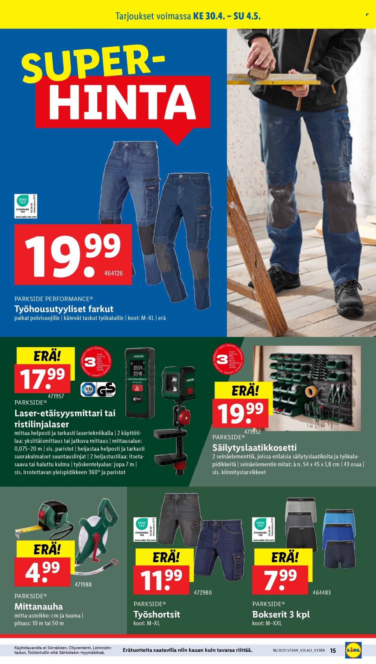 Lidl tarjoukset - 30.04.2025 - 07.05.2025. Sivu 17