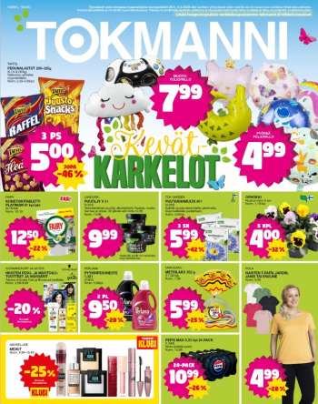 Tokmanni tarjoukset  - 28.04.2025 - 04.05.2025.
