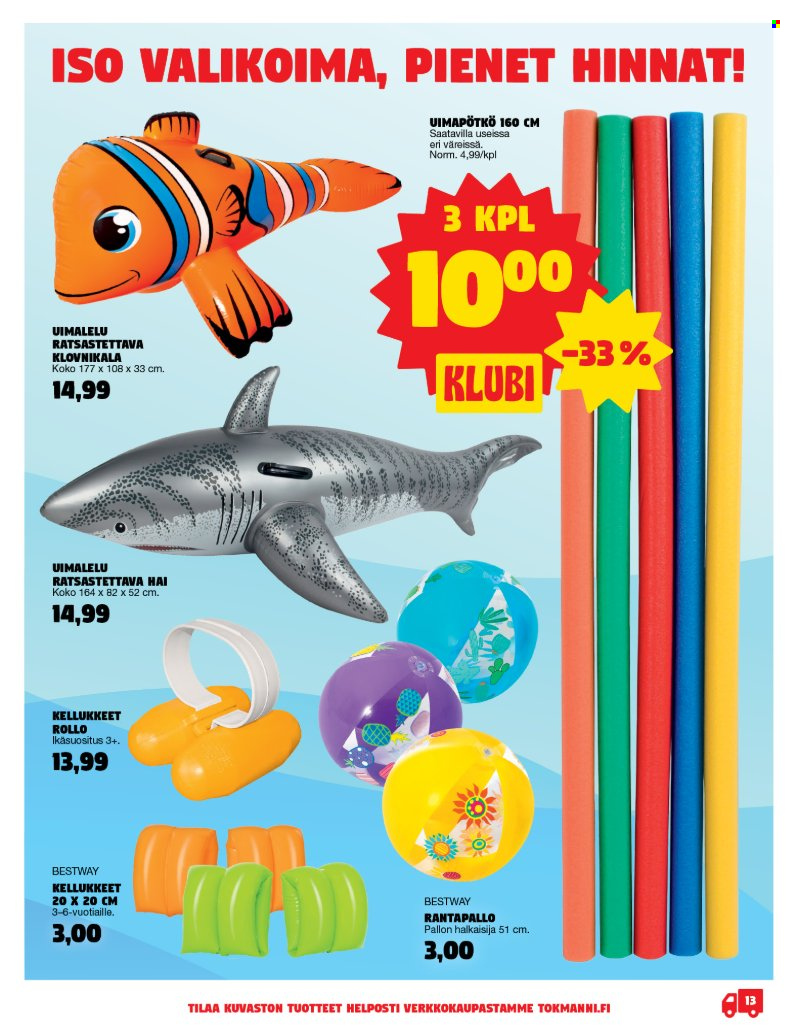 Tokmanni tarjoukset - 28.04.2025 - 03.08.2025. Sivu 13