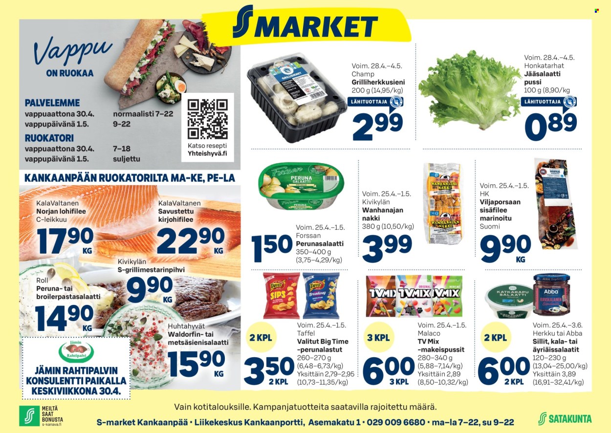 S-market tarjoukset - 25.04.2025 - 01.05.2025. Sivu 1