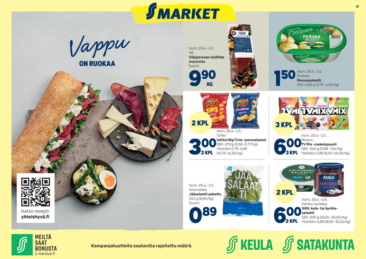 S-market tarjoukset - 25.04.2025 - 01.05.2025. Sivu 1
