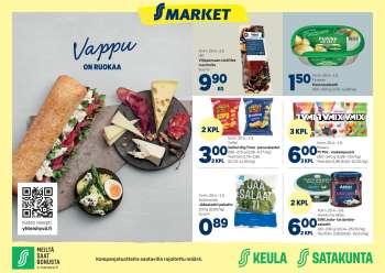 S-market tarjoukset  - 25.04.2025 - 01.05.2025.