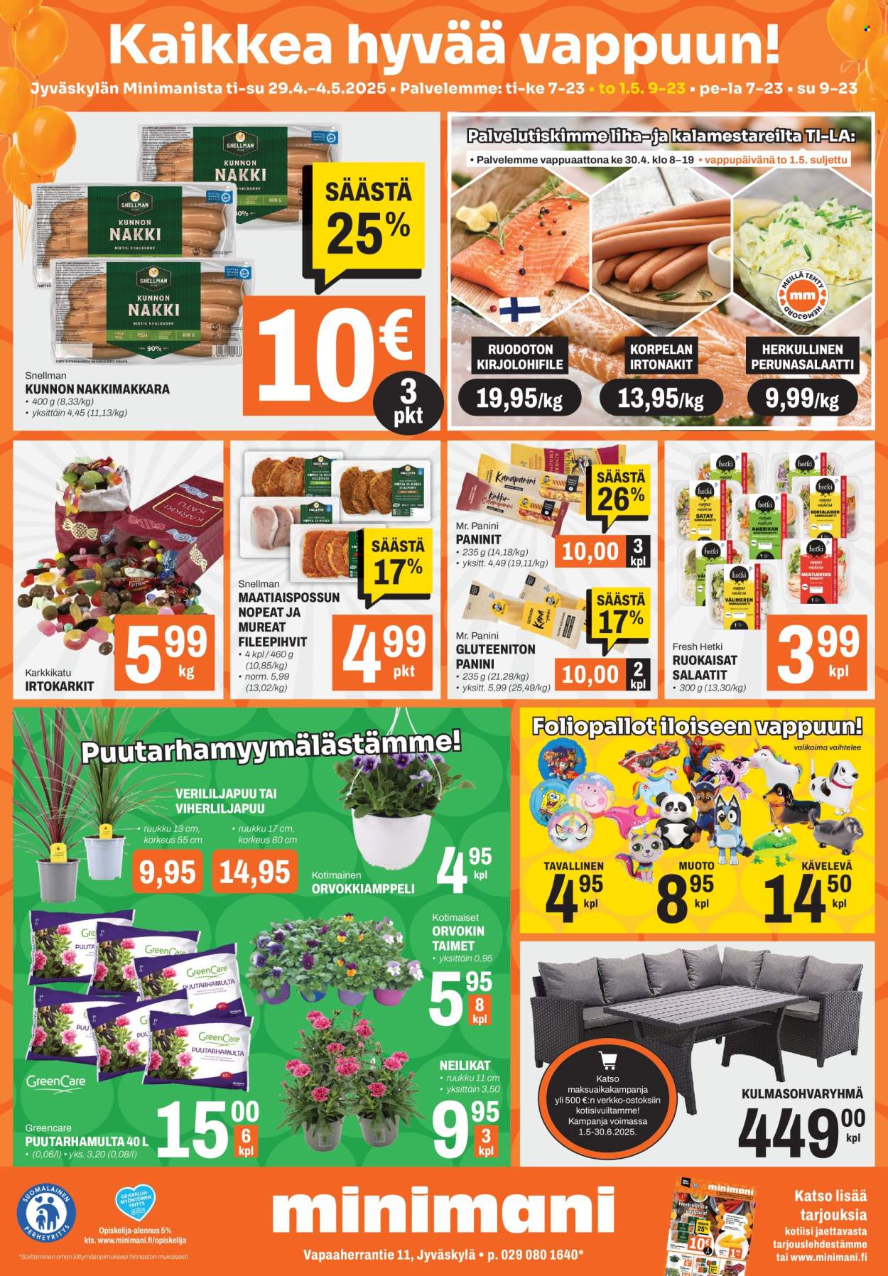 Minimani tarjoukset - 29.04.2025 - 04.05.2025. Sivu 1