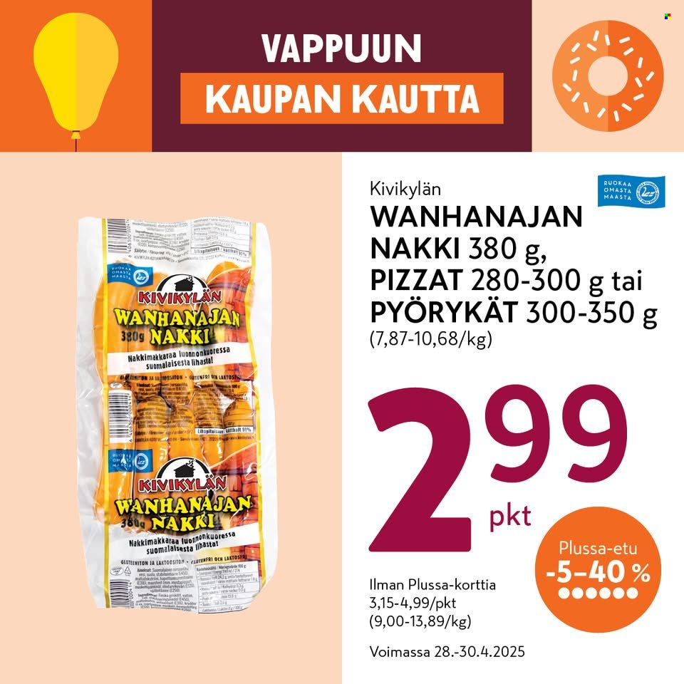 K-market tarjoukset - 28.04.2025 - 30.04.2025. Sivu 1