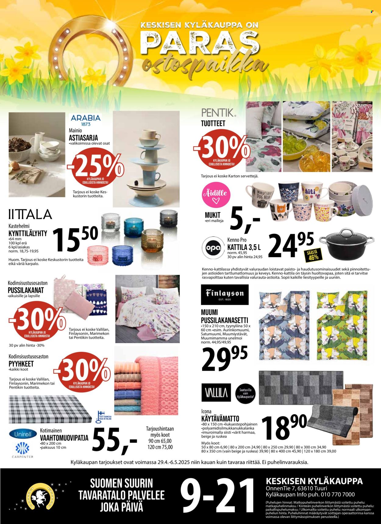 Tuuri tarjoukset - 29.04.2025 - 06.05.2025. Sivu 1