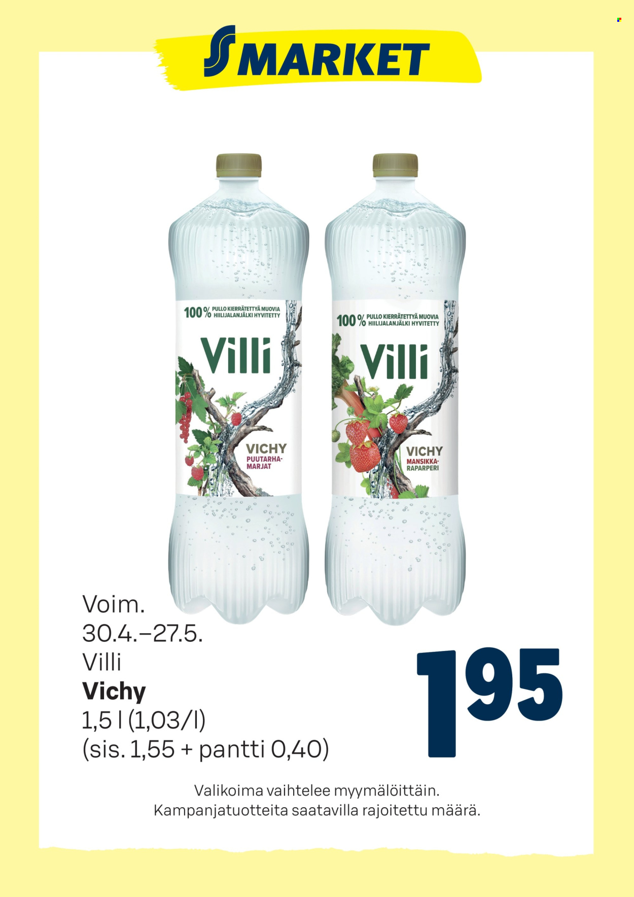 S-market tarjoukset - 30.04.2025 - 27.05.2025. Sivu 1