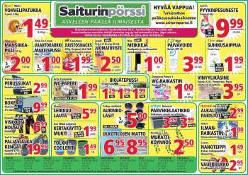 Saiturinpörssi tarjoukset  - 30.04.2025 - 07.05.2025.