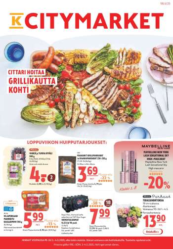 K-citymarket tarjoukset  - 01.05.2025 - 07.05.2025.