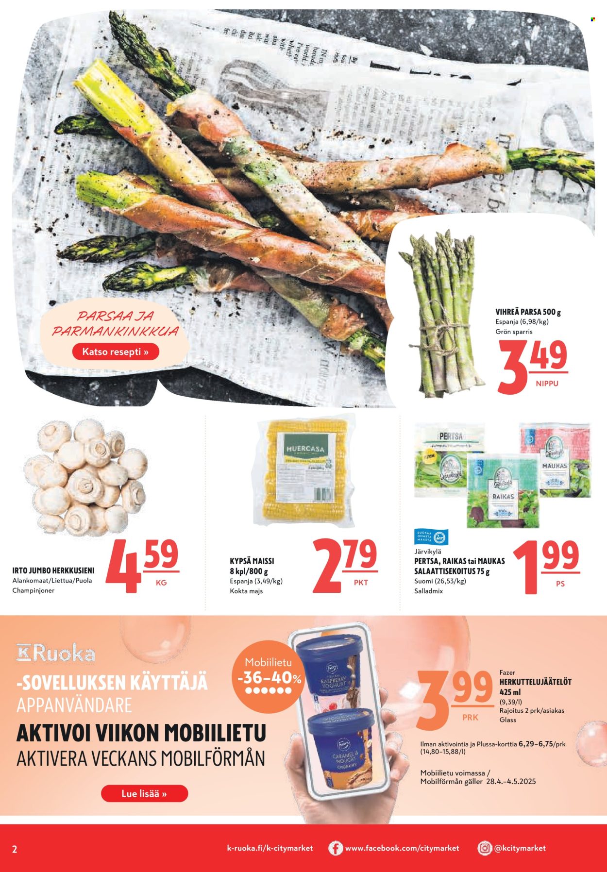 K-citymarket tarjoukset - 01.05.2025 - 07.05.2025. Sivu 2