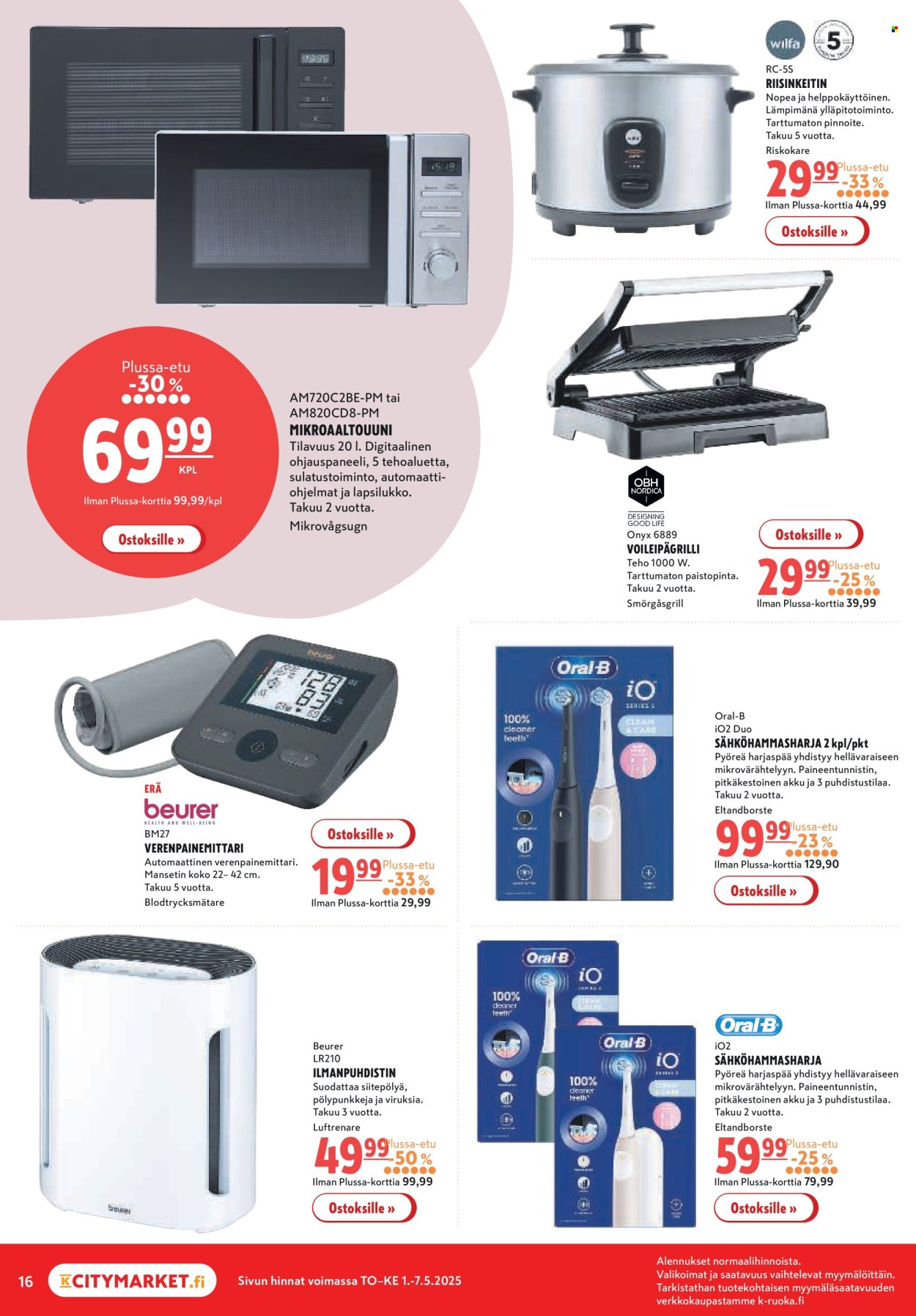 K-citymarket tarjoukset - 01.05.2025 - 07.05.2025. Sivu 16