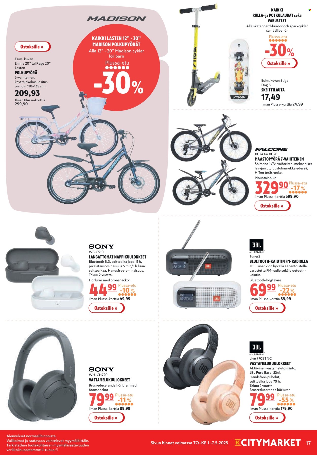 K-citymarket tarjoukset - 01.05.2025 - 07.05.2025. Sivu 17