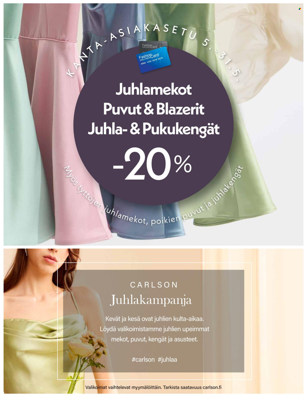 Carlson tarjoukset. Sivu 2