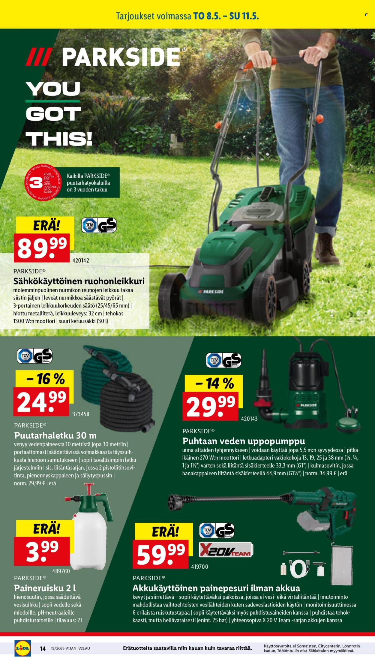 Lidl tarjoukset - 08.05.2025 - 14.05.2025. Sivu 16