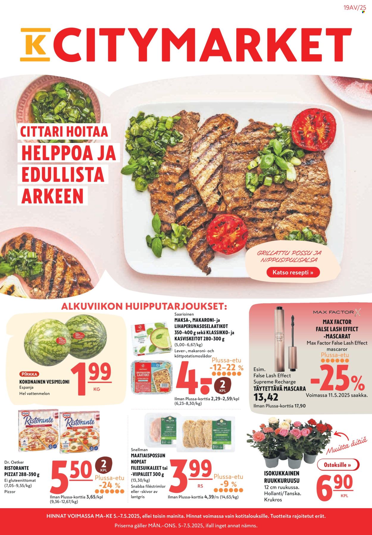K-citymarket tarjoukset - 05.05.2025 - 14.05.2025. Sivu 1
