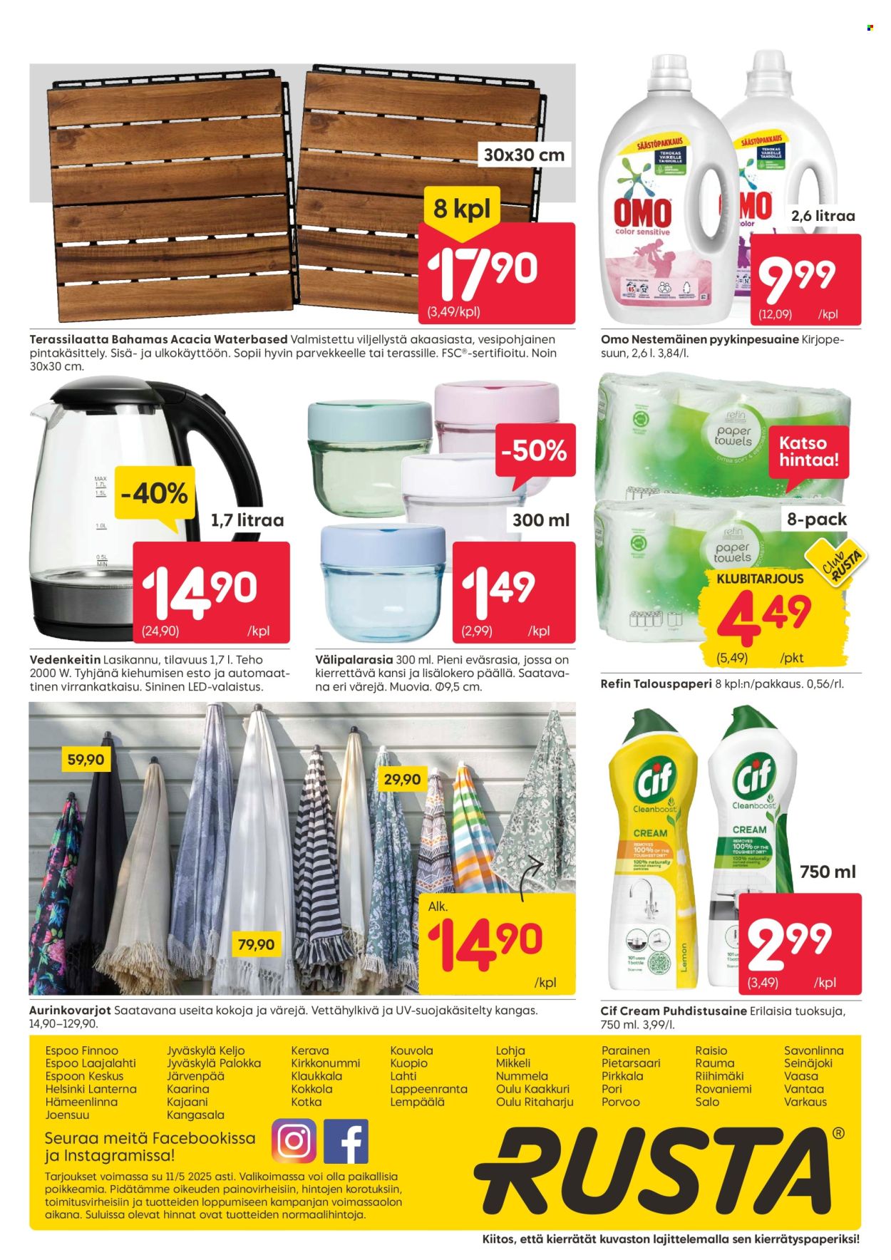 Rusta tarjoukset - 05.05.2025 - 11.05.2025. Sivu 28
