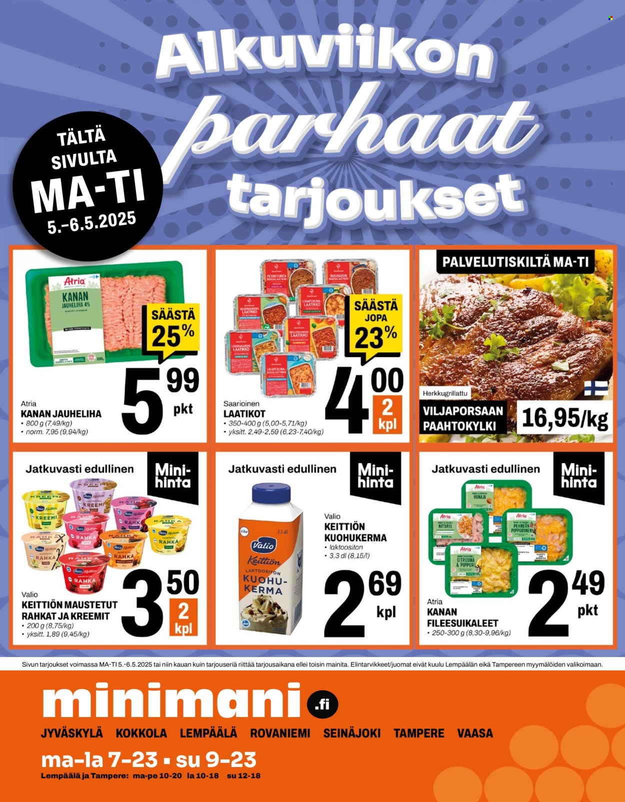 Minimani tarjoukset - 05.05.2025 - 06.05.2025. Sivu 1