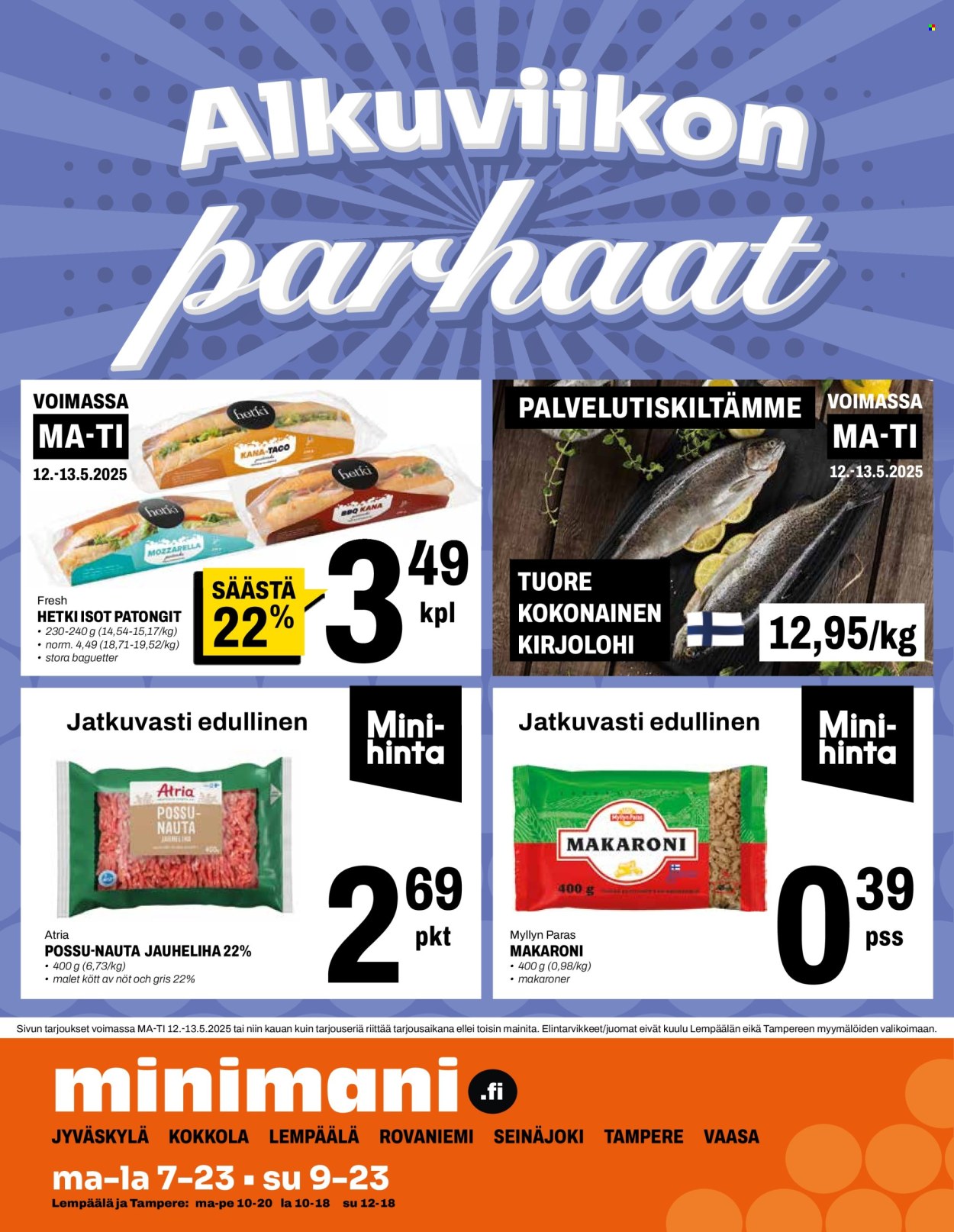 Minimani tarjoukset - 07.05.2025 - 11.05.2025. Sivu 16