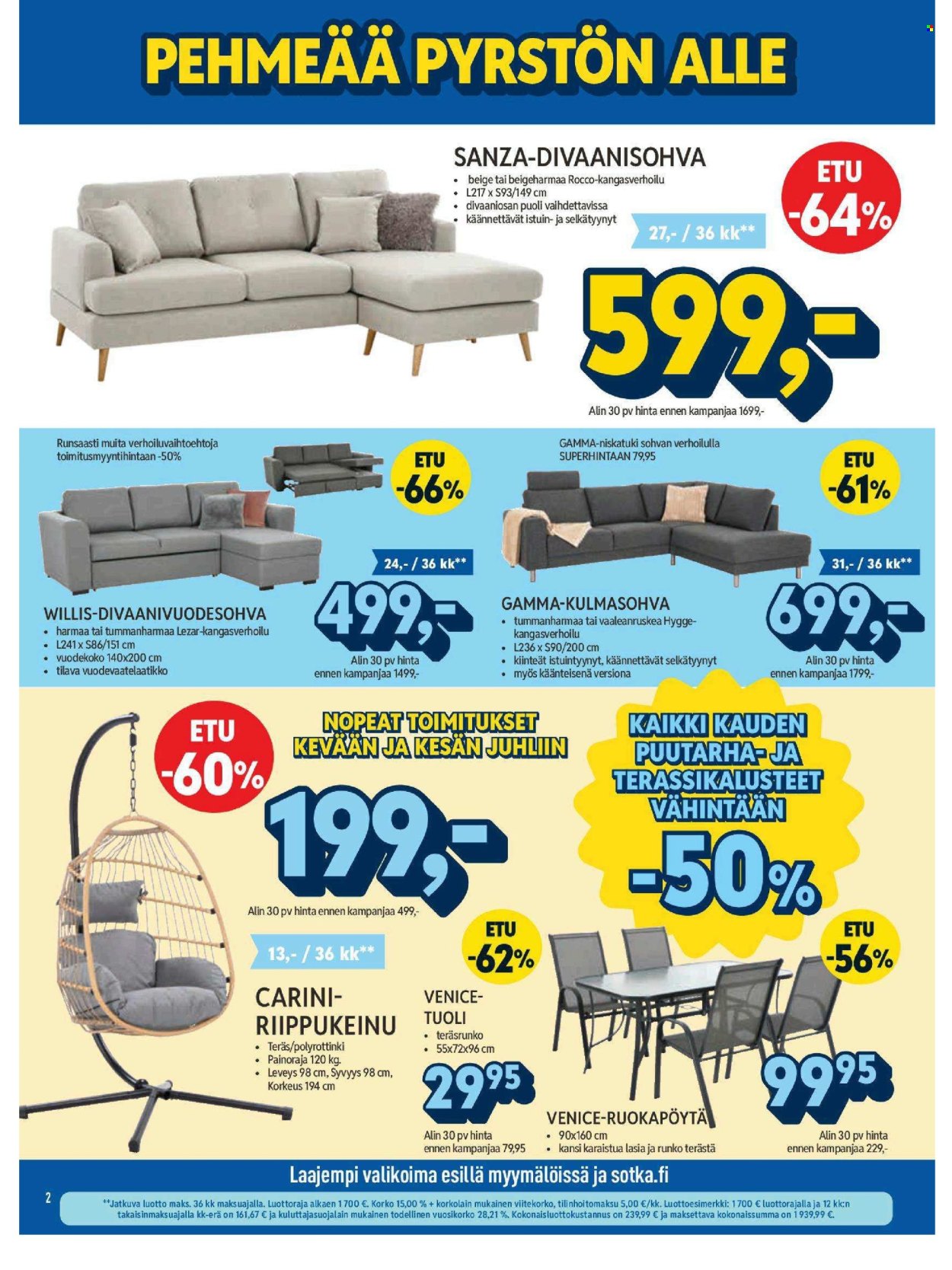 Sotka tarjoukset. Sivu 2
