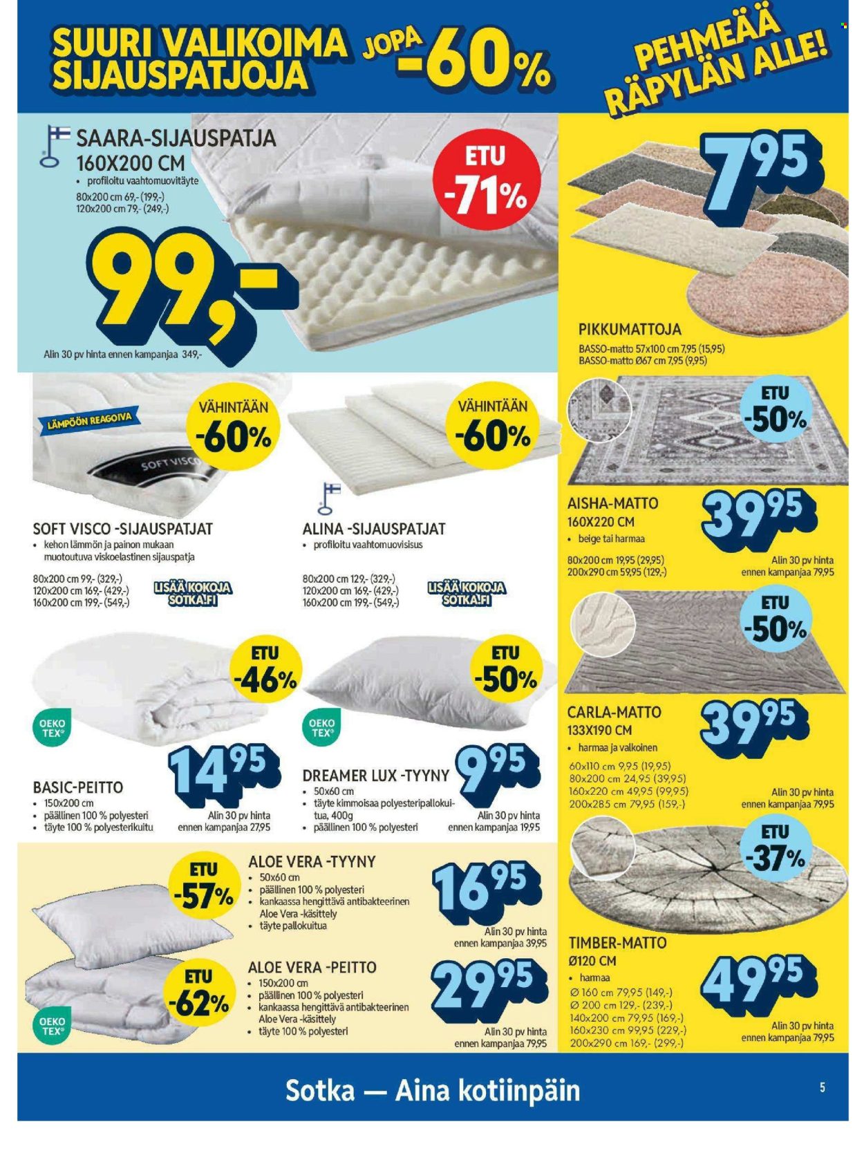 Sotka tarjoukset. Sivu 5
