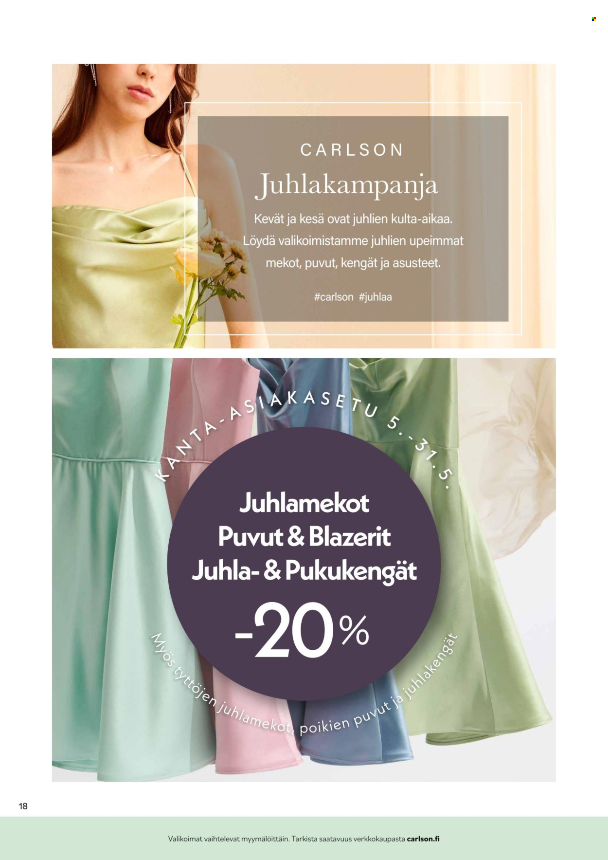Carlson tarjoukset - 05.05.2025 - 01.06.2025. Sivu 18