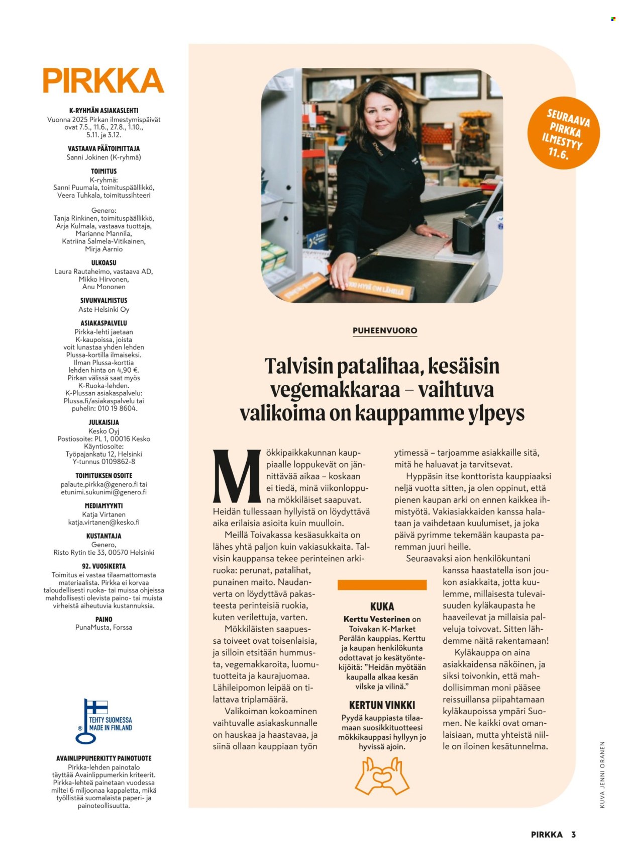 K-market tarjoukset - 07.05.2025 - 10.06.2025. Sivu 3