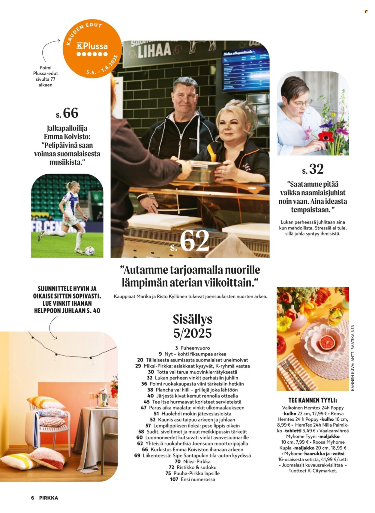 K-market tarjoukset - 07.05.2025 - 10.06.2025. Sivu 6