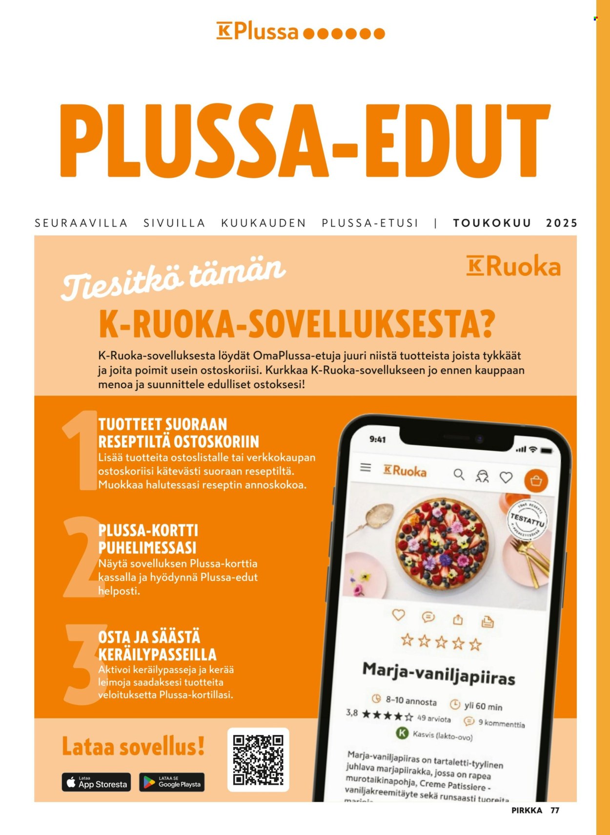 K-market tarjoukset - 07.05.2025 - 10.06.2025. Sivu 77