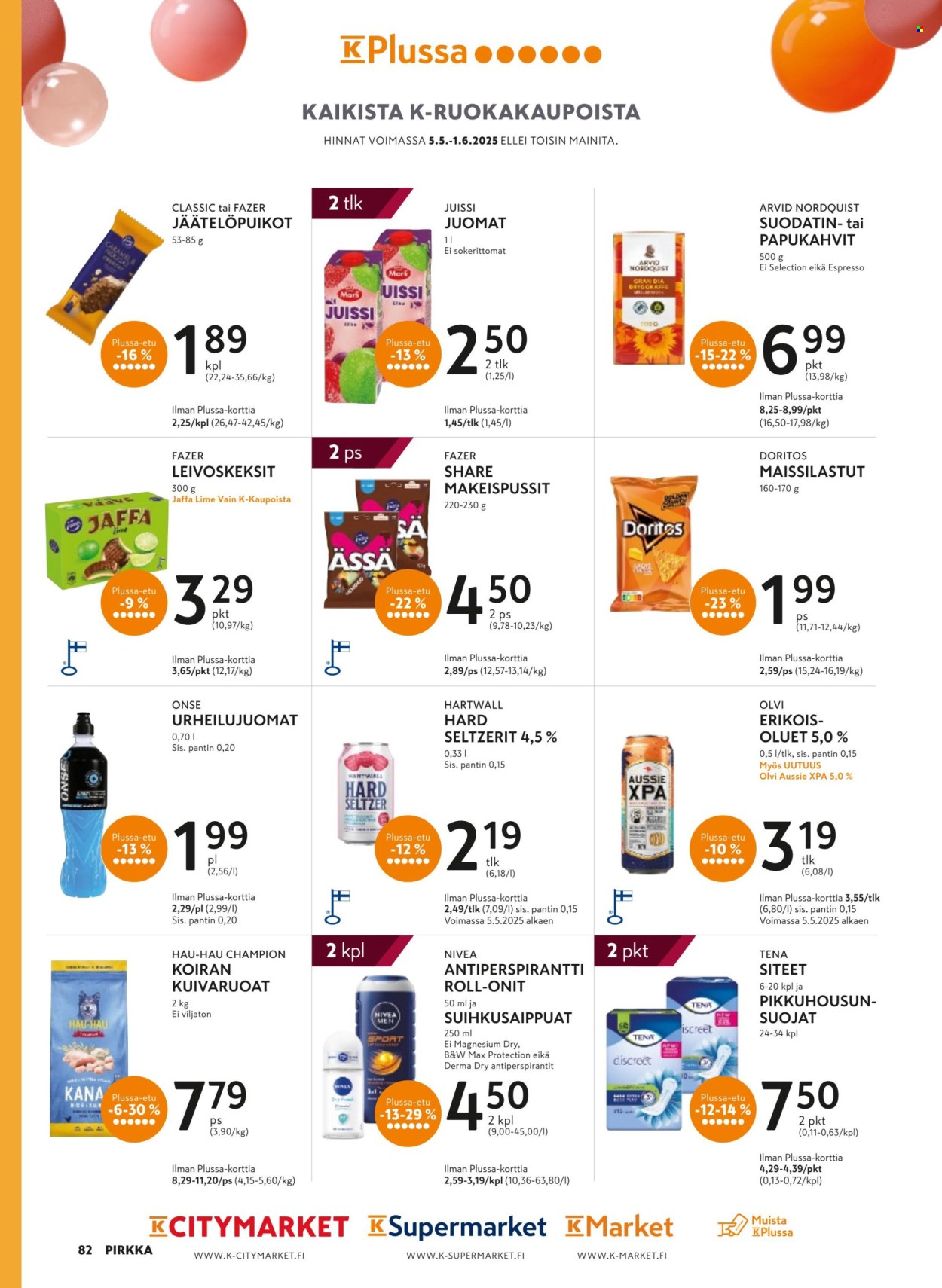 K-market tarjoukset - 07.05.2025 - 10.06.2025. Sivu 82