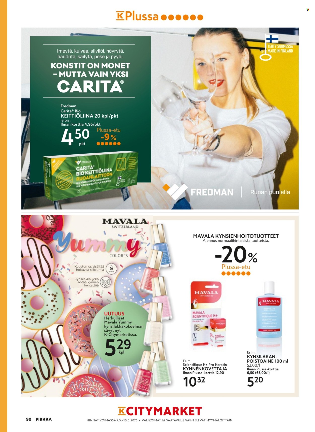 K-citymarket tarjoukset - 07.05.2025 - 10.06.2025. Sivu 90