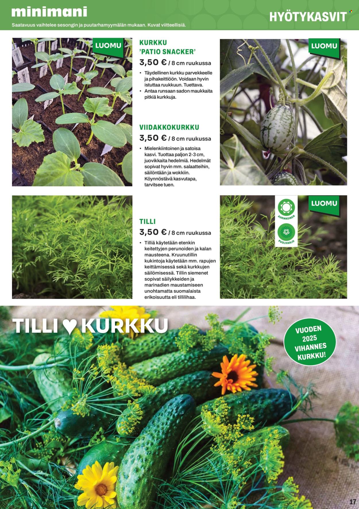 Minimani tarjoukset. Sivu 17