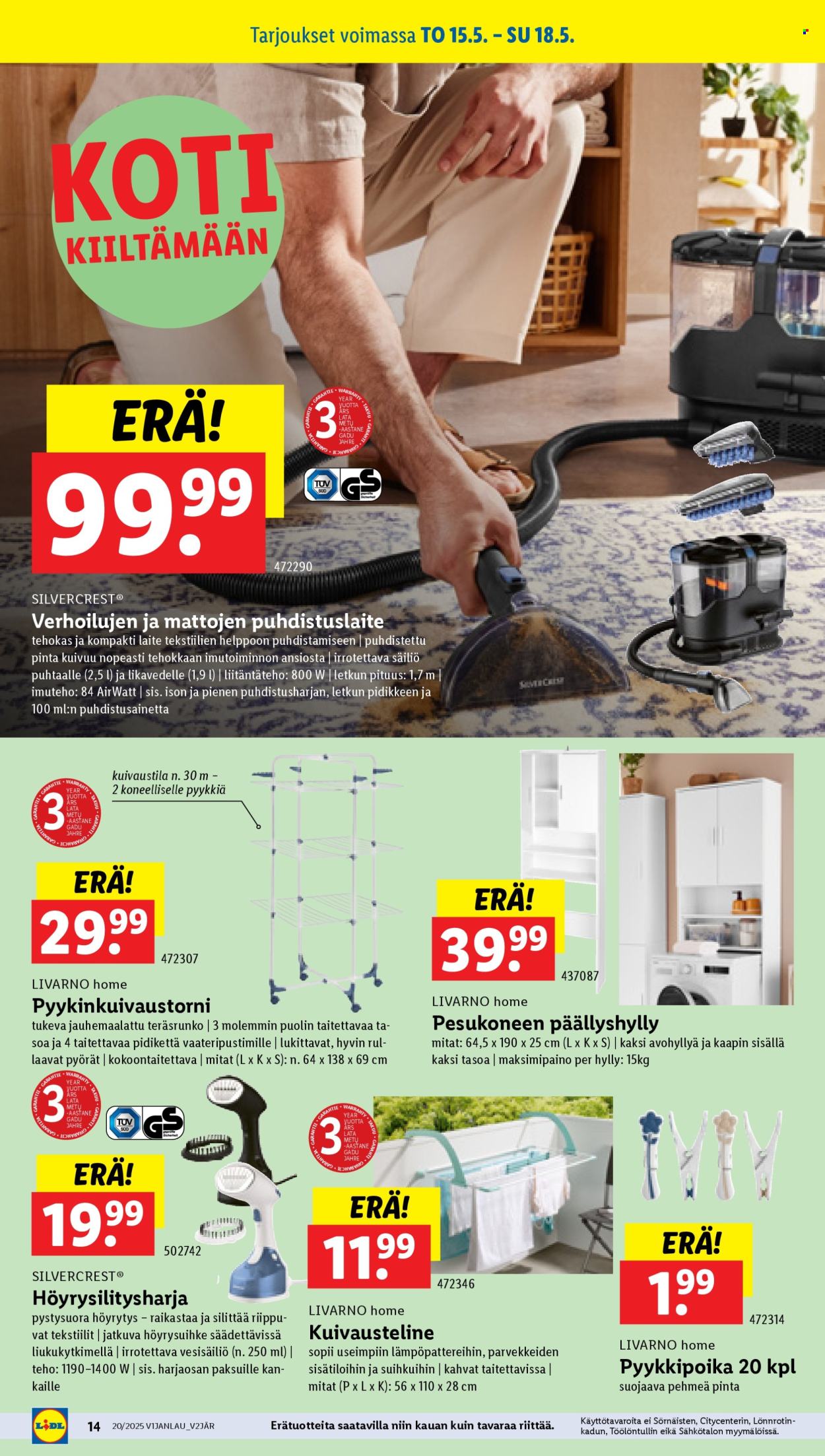 Lidl tarjoukset - 15.05.2025 - 21.05.2025. Sivu 16