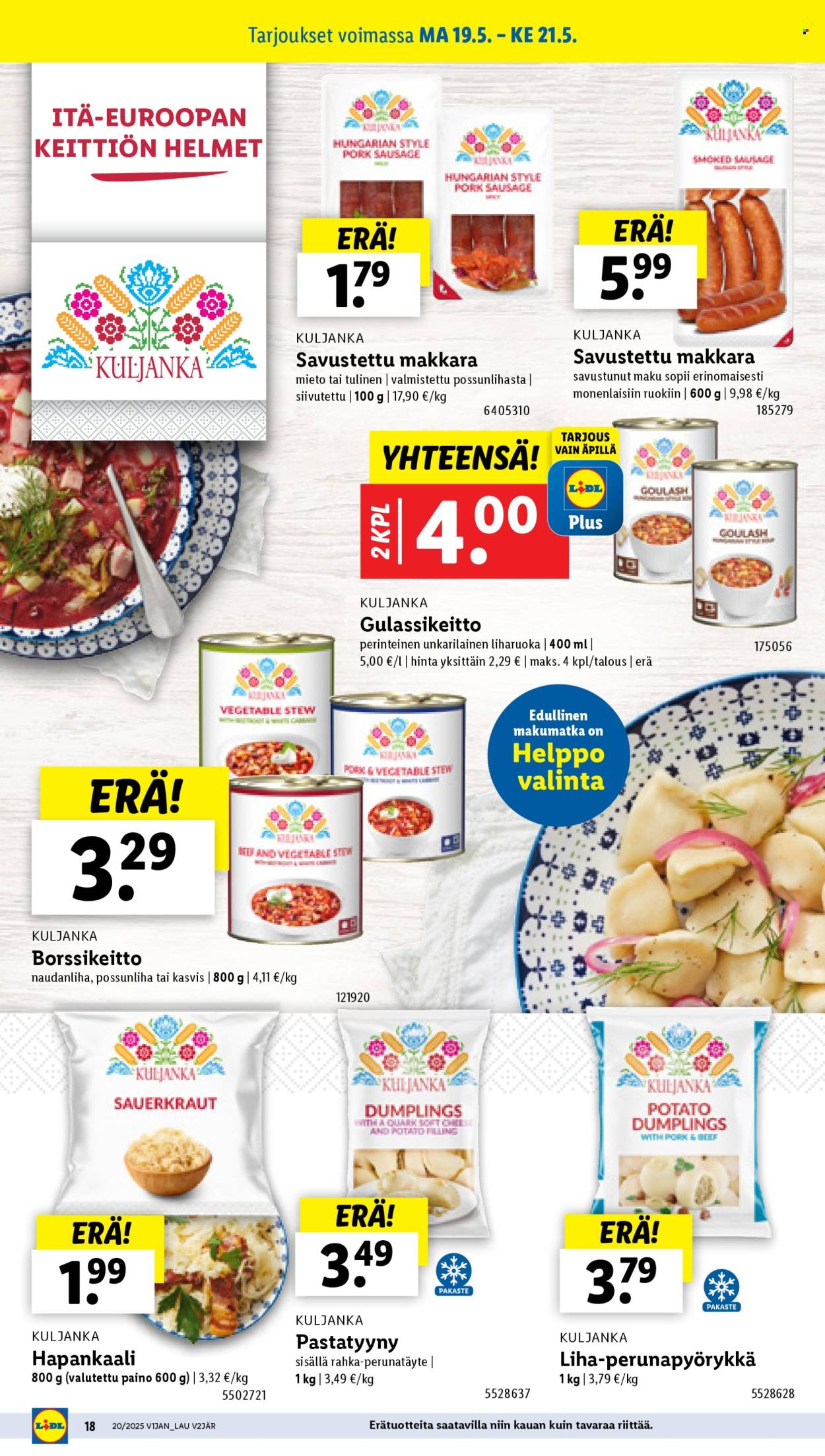 Lidl tarjoukset - 15.05.2025 - 21.05.2025. Sivu 20