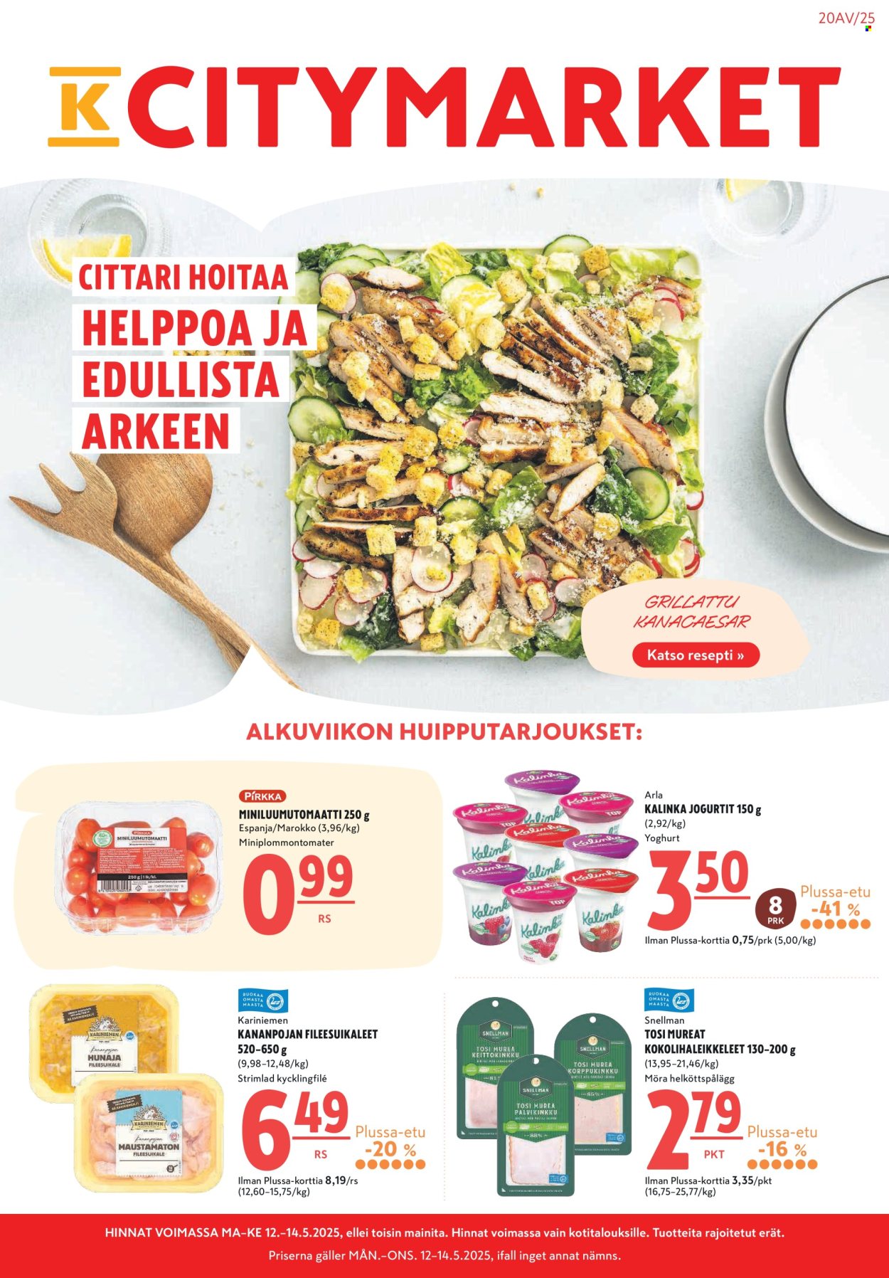 K-citymarket tarjoukset - 12.05.2025 - 25.05.2025. Sivu 1