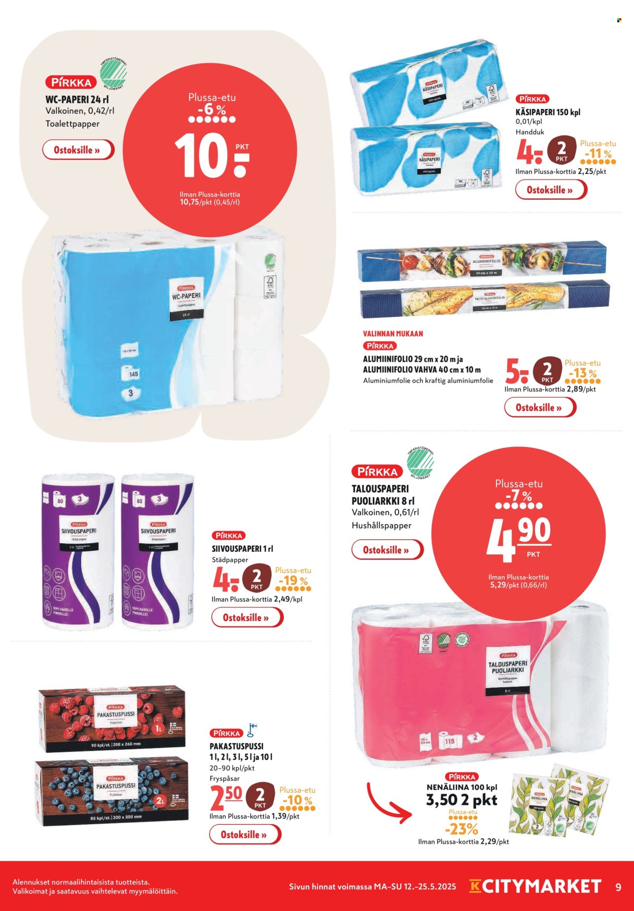 K-citymarket tarjoukset - 12.05.2025 - 25.05.2025. Sivu 9