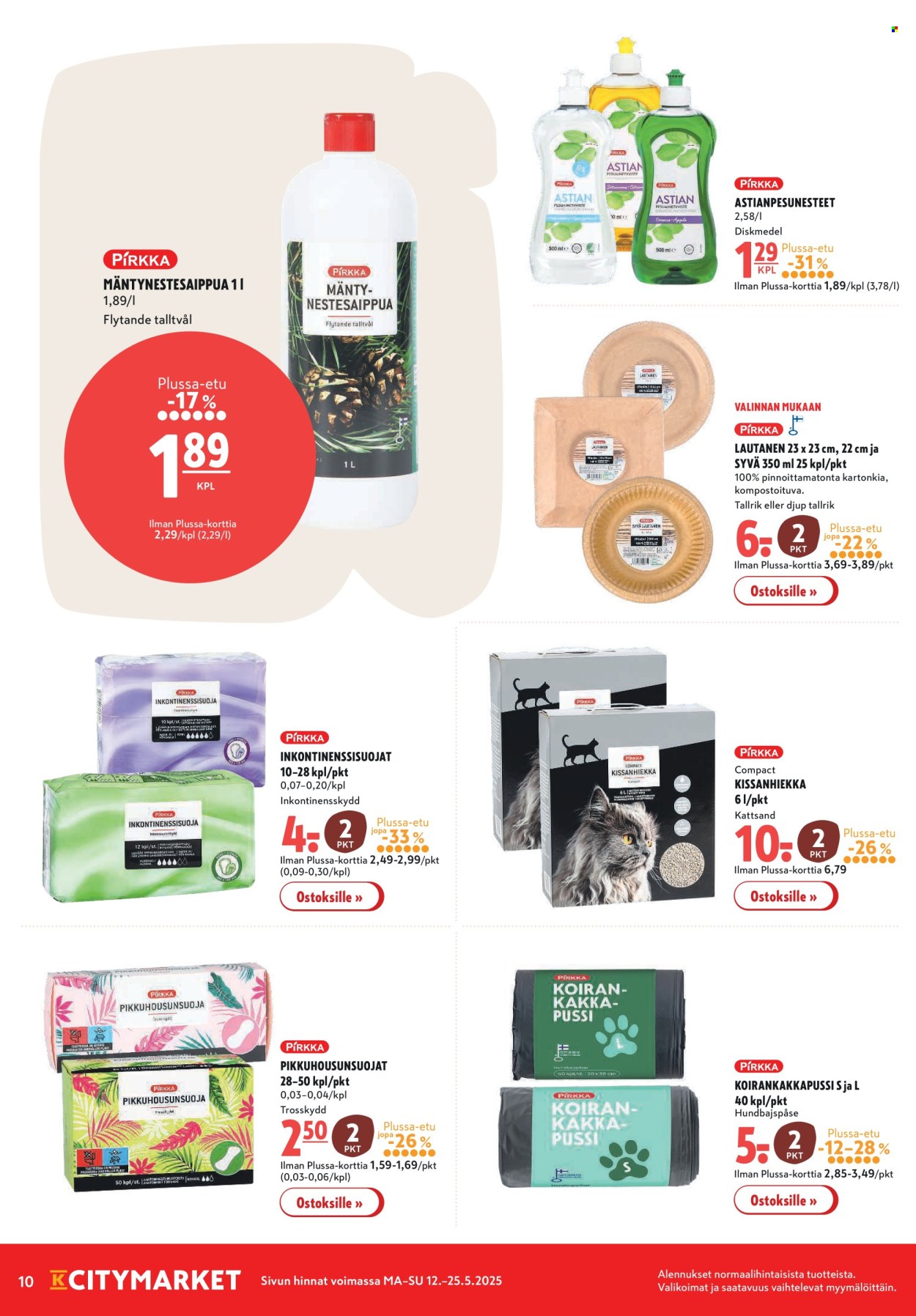K-citymarket tarjoukset - 12.05.2025 - 25.05.2025. Sivu 10