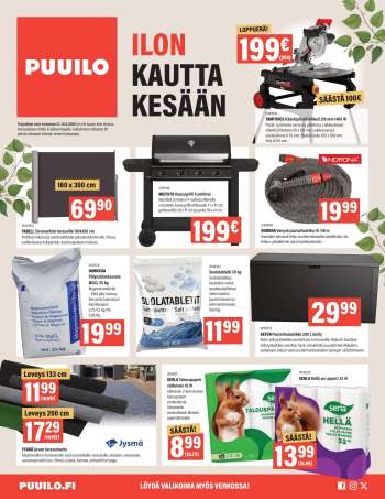 Puuilo tarjoukset  - 12.05.2025 - 25.05.2025.